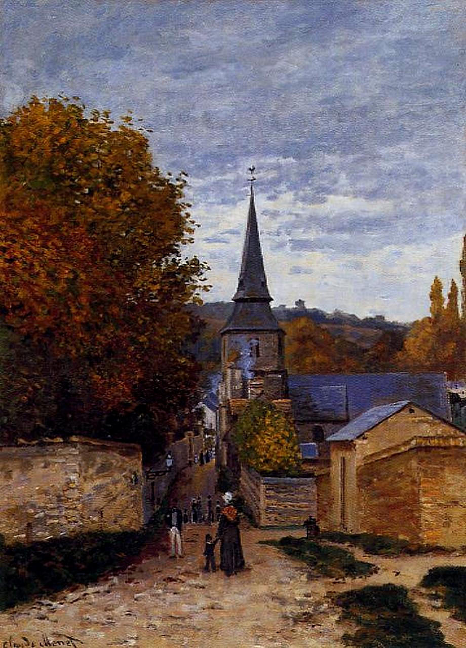 Street in Saint-Adresse 1867